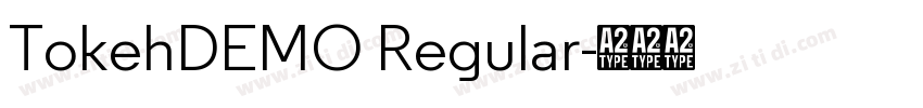 TokehDEMO Regular字体转换